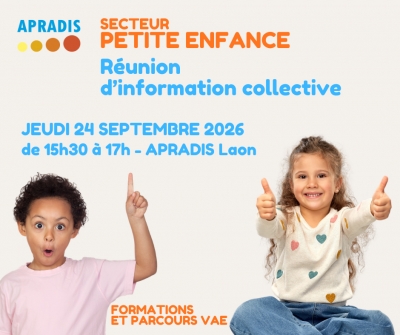 M&eacute;tiers de la petite enfance : rendez-vous &agrave; Laon le 24 septembre