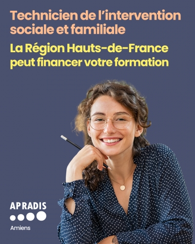 Formez-vous au m&eacute;tier de TISF avec l'APRADIS, site d'Amiens, d&egrave;s la rentr&eacute;e 2026 !